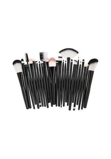 Hfambition 25'li Tam Set Makyaj Fırçaları - Göz Farı, Kaş Ve Pudra Uygulaması İçin Yumuşak Fiber Telli, Taşınabilir Ve Konforlu Kullanim