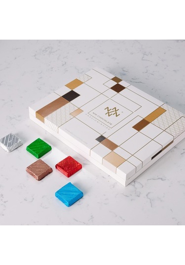 Nin Beyaz Kutu Lux İnce Kare Çikolata