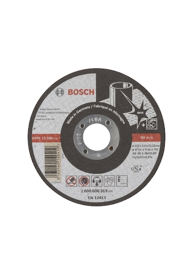 Bosch 115x2.5 Mm Expert For Inox Düz 2608600319
