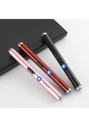 Mavi Elektrikli Ateşleyici Rüzgar Geçirmez Düğme Kontrol Ateşleme Mavi