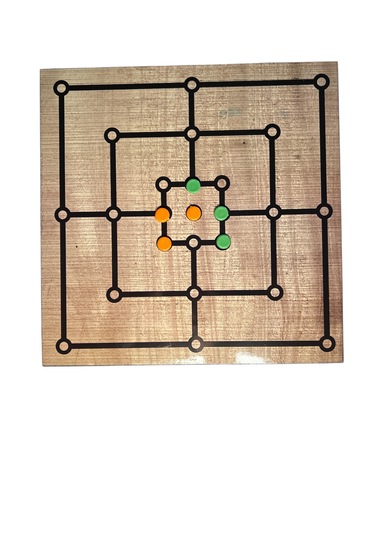 3'lü Oyun Seti - Kızma Birader, 9 Taş, 3 Taş