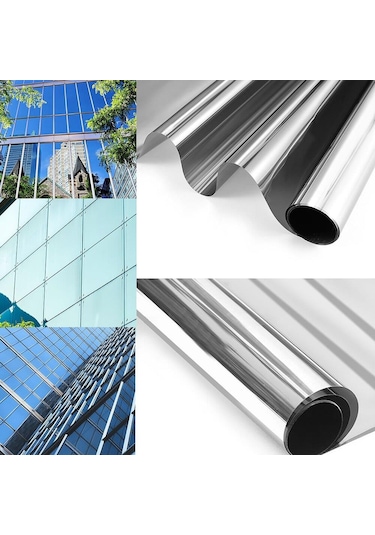 Aynalı Cam Filmi Amerikan Çizilmez 60 Cm X 5 Metre