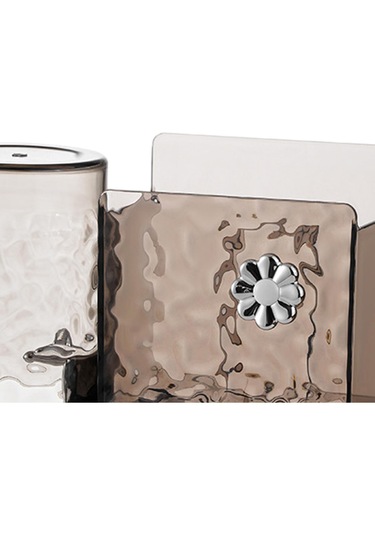 Homyl 3 In 1 Diş Fırçası Tutucu Çok Amaçlı Kolay Kurulum Gri