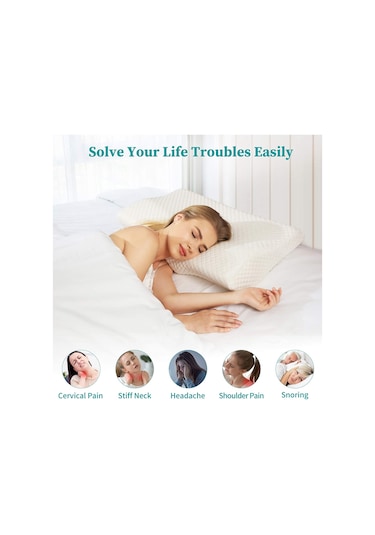 Visco Planet Ortopedik Yastık Visco Yastık Boyun Yastığı