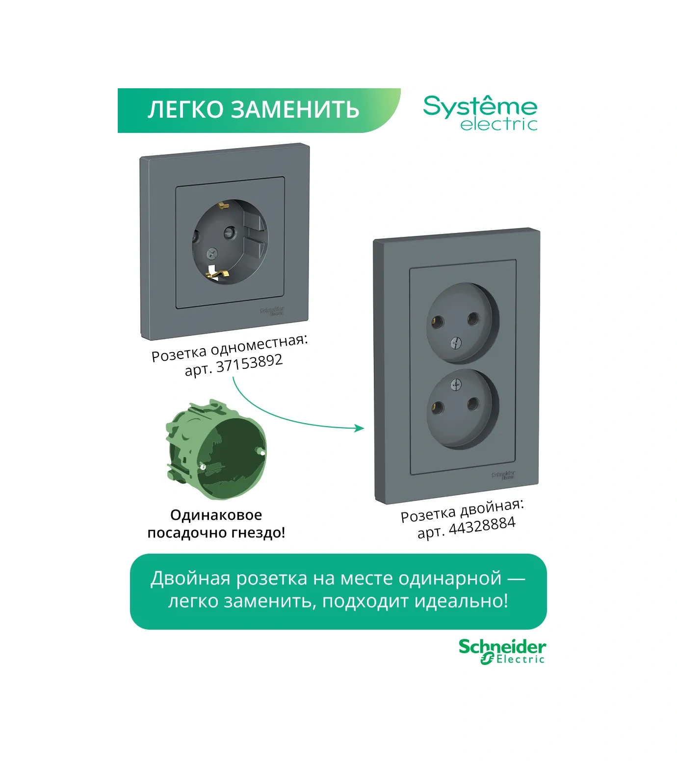 Systeme Electric Schneider Topraklamalı Ve Kapaklı Tekli Priz 37153892 Atlas Design