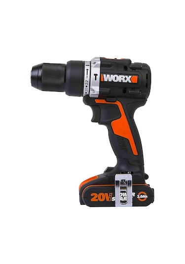 Worx WX352 20V 2Ah Li-ion Çift Akülü Kömürsüz Profesyonel Darbeli Matkap Vidalama