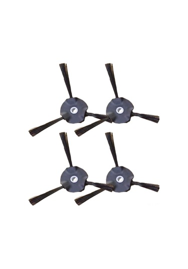 Youmex Shark Rv2310/rv2310ae Robot Süpürge İçin 4 Adet Yedek Yan Fırça - Köşelerde Dirt Ve Toz Toplama - Dayanıklı Abs Ve Nilon