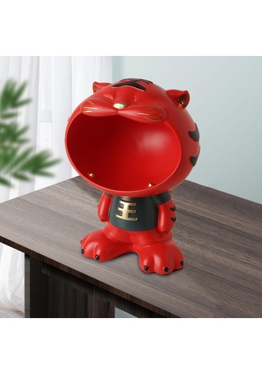 Homyl Anahtar Saklama Kutusu Heykelcik Şeker Çanak Kase Ev Yeni 23x18x33cm