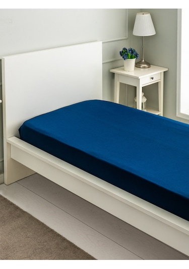 Mer-Tim Pamuklu Süprem Lastikli Tek Kişilik Penye Çarşaf