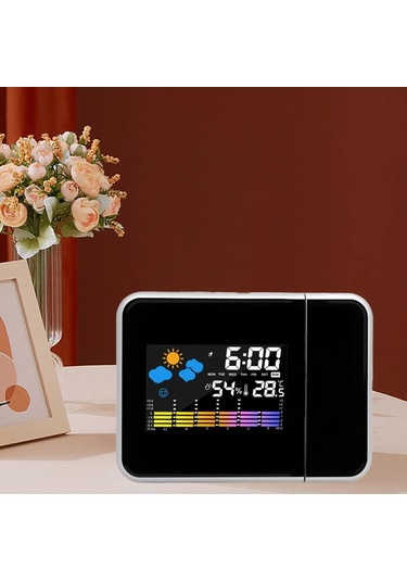 Çalar Saat Gece Arka İşık İle Ev Oturma Odası Yatak Odası İçin