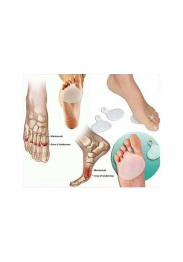 Ayak Taban Ped Parmağa Geçmeli Silikon Metatarsal Pedi Yüzük Nası