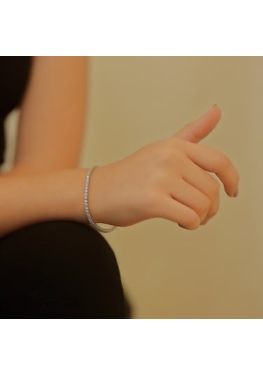 Lova 3,80 Karat Pırlanta Su Yolu Bileklik - 4040004