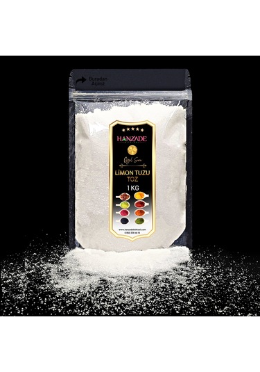 Hanzade Bitkisel Limon Tuzu Toz 1 KG
