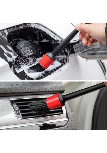 Periboia 5+1 Parça Araç Detaylı Temizlik Fırçası İç Dış Motor Tem