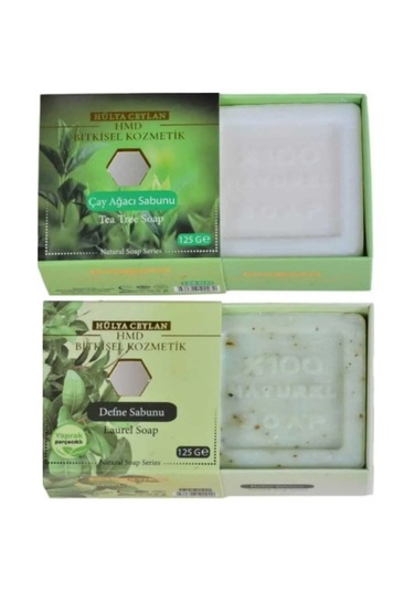 ﻿Hmd Bitkisel Kozmetik Çay Ağacı + Defne Sabunu 2 x 125 G
