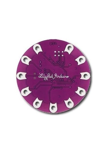 Lilypad Geliştirme Ana Kurulu - E -textil Ve Giyilebilir Gümüş Dolar Boyut Arduino