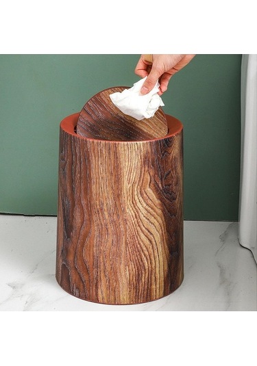 Pazly Yatak Taklit Suntek Retro Kutusu Konteyneri Kahverengi Çöp Ahşap 11l My Kahverengi