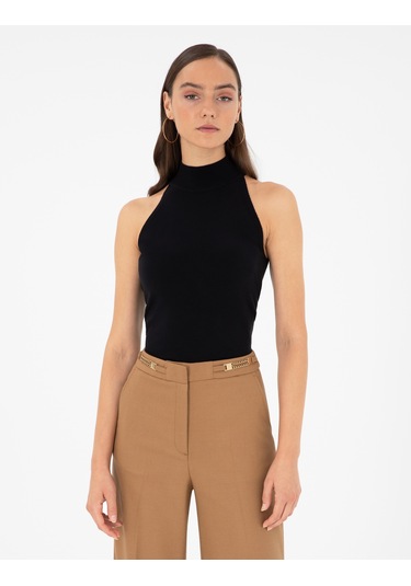 Pierre Cardin Kadın Siyah Bluz Triko 50296460-vr046 Siyah