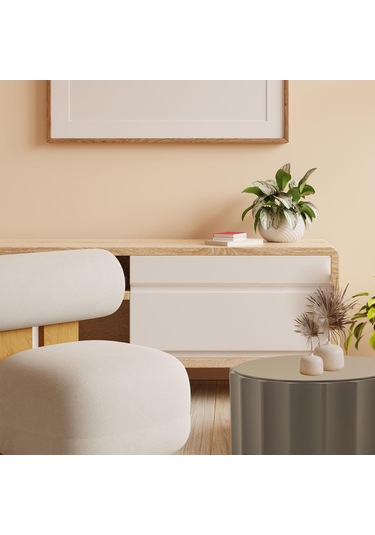 Mechanic Renkli Sehpa Takımı Rehome Beyaz - Turuncu