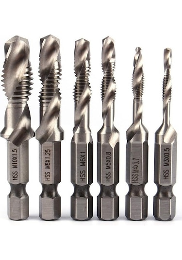 Yihemaoyi Metrik Matkap Ucu Seti 6 Adet