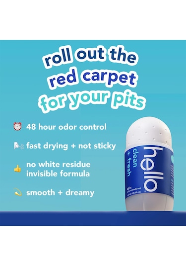Hello Clean + Fresh Kadın Roll-On Deodorant 50 ML