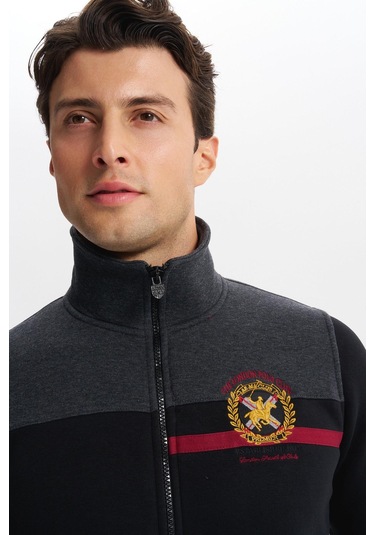 Arma Erkek Slim Fit Örme Basic 3 İplik Şardonlu Dik Yaka Tam Fermuar Mont %70 Pamuk %30 Polyester K4myo9378 Siyah Arma Erkek Slim Fit Örme Basic 3 İplik Şardonlu Dik Yaka Tam Fermuar Mont %70 Pamuk %30 Polyester K4myo9378 Siyah