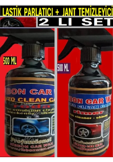 Lastik Parlatıcı 500 Ml + Jant Temizleyici 500 Ml 2 Li Set