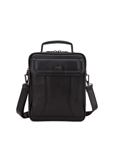 Bilik Deri Siyah Rölax Deri Unisex Postacı Çantası 550-15 001