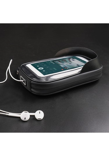 Wheelup 6.5 Inç Dokunmatik Ekran Bisiklet Çantası Su Geçirmez Telefon Çerçevesi Üst Tüp Bisiklet Çantası Çok Renkli