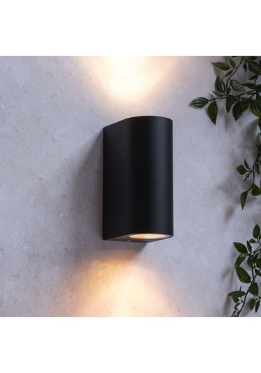 Cata 6w İki Yönlü Led Duvar Aplik - Gün Işığı 3000k - Siyah -ıp54 Siyah