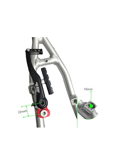 Suntek Bisiklet V Fren Uzatma 406 Ila 451 Katlanır Kırmızı