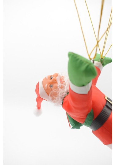Waldern Premium Parşütlü Noel Baba Yılbaşı Süs
