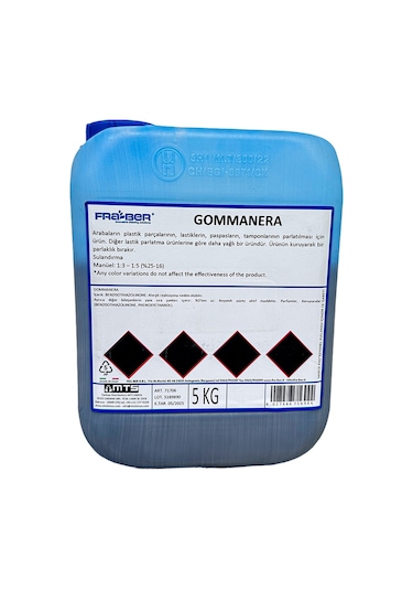 Fra-ber 1:5 Konsantre Gommanera Lastik Parlatıcı 5 KG