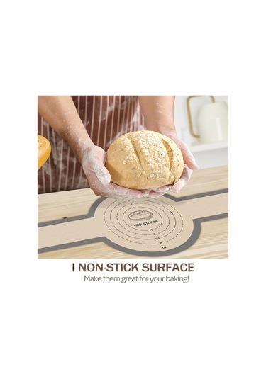 Maoyaya Hollandalı Fırın İçin 2 Adet Silikon Ekmek Askı, Yapışmaz Kolay Temiz Paspas, Uzun Saplı Diğer