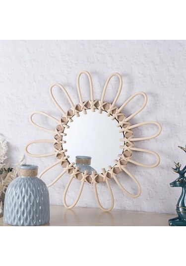 Pazly Yatak Suntek Oturma Odası Odası Için Dekoratif Daire 31cm Wx Bej