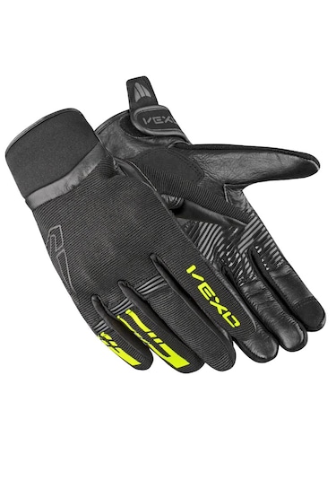 Vexo Aero Plus Siyah-neon Sarı Sertifikalı Motosiklet Eidiveni