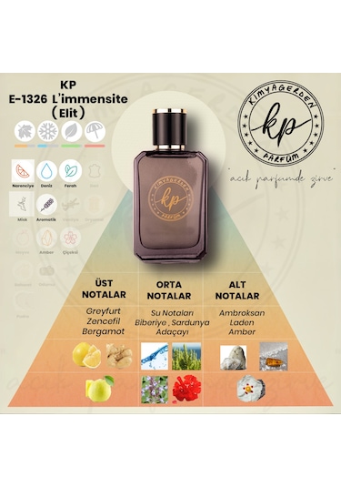 Kimyagerden E-1326 Erkek Parfüm Edp 50 Ml