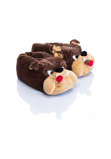 Twigy Bulldog-2 Erkek Panduf Kahverengi 41/46 CC0525 Kahverengi