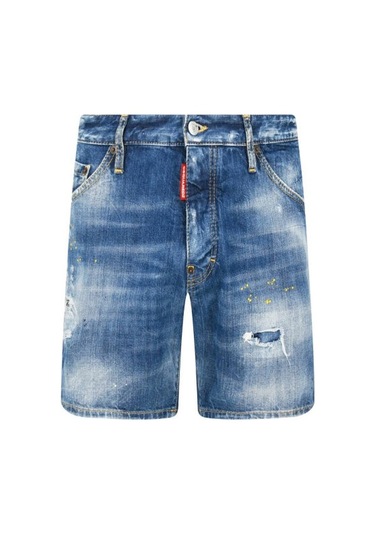 Dsquared2 Denim Jeans Short Mavi