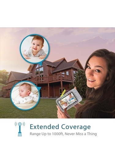 Moonybaby Uzaktan Kontrollü Kamera Düşük Emf Bebek Monitörü