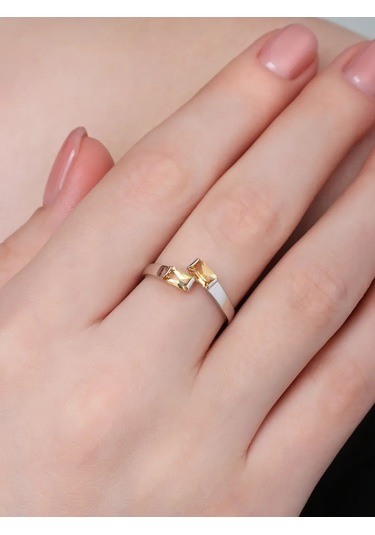 Uvelirnye Tradicii Doğal Sitrin Taşlı 925 Ayar Gümüş Yüzük 217089779 Gri