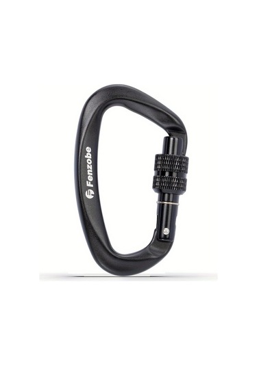 Besthome1 Tcherchı 12kn Karabina Klipsi - Yürüyüş Kamp İçin Siyah