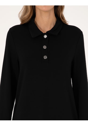 Pierre Cardin Kadın Siyah Elbise Örme 50315895-vr046 Siyah