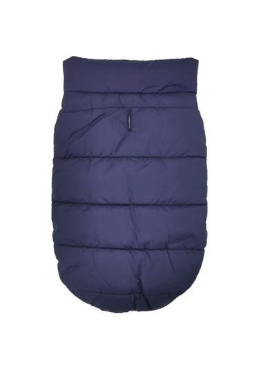 Vkemall Kış Köpek Giysisi Kalın Polar Yelek, İki Katlı Isı Sağlar, Boyun Zincir Deligi, 3xl Lacivert Büyük Irk Köpekler İçin