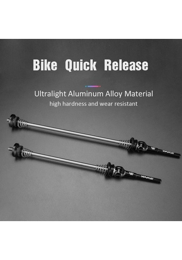 Artfulabode Tekerlek Sökme Sökme Set Ön Mil Kırmızı Hub Hızlı Hızlı Çubuğu Bisiklet Bisiklet Arka Aks Adet 2 Bc Kırmızı