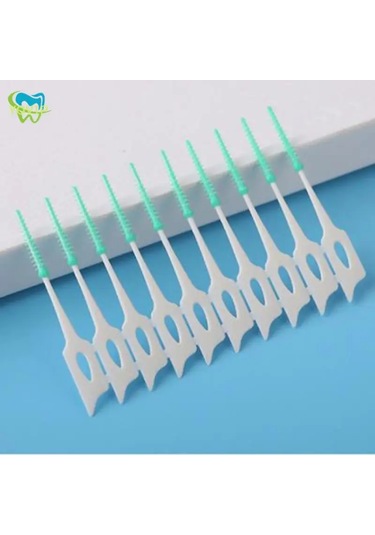 150 Adet/takım Silikon Interdental Fırçalar Süper Yumuşak Diş Temizleme Fırçası 50pcs