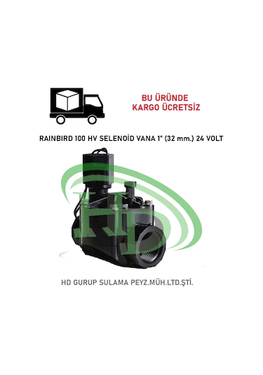 Rainbird 100 Hv Selenoid Vana 1" Bsp (32 Mm.) 24 Volt