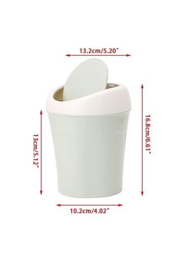 Pazly--ev Tipi Mini Masaüstü Çöp Kutusu