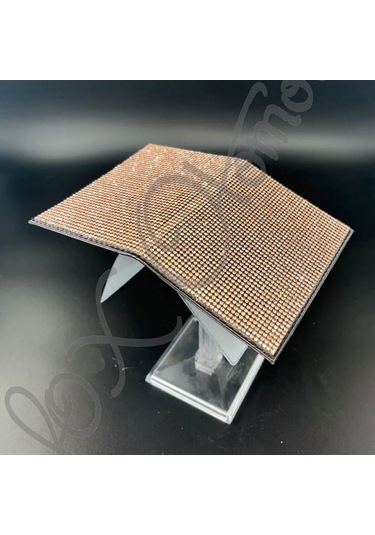 Rose Gold Taşlı Ruhsat Kabı
