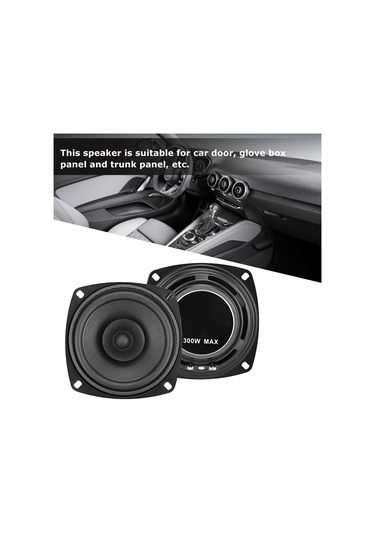 Reedark 4 İnç Araba Koaksiyel Hoparlörü - 300w Güçlü Ses, Net Kalite, Kolay Kurulum, Araba Kapısı/bagaj İçin